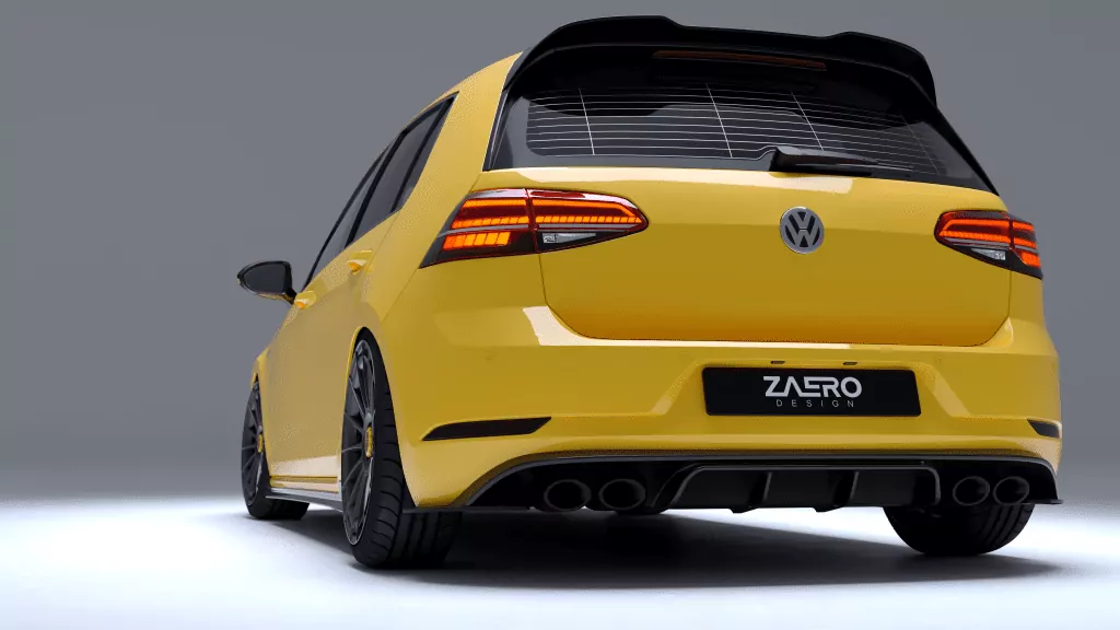EVO-1 Diffusor für VW Golf 7 R (Facelift)