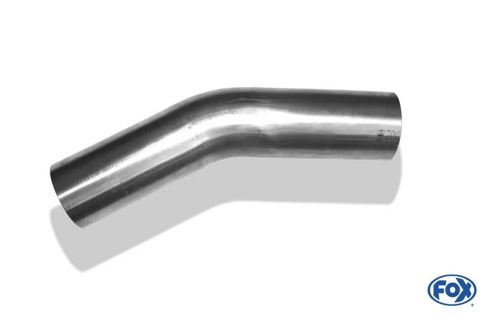 Uni-Rohrbogen 30° ungeweitet - d1Ø 70mm  Schenkellänge L1: ca. 110mm - Radius: 105mm