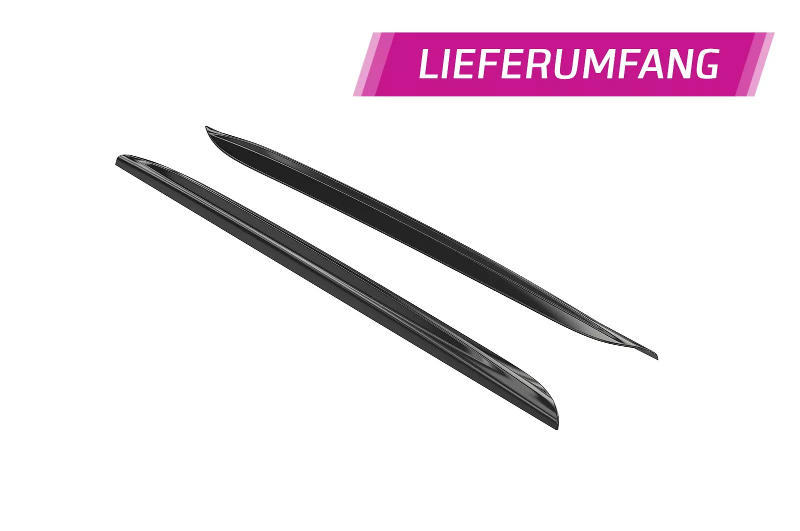 Seitenschweller für BMW 3er F30 / F31 SS595 Schwarz Strukturiert