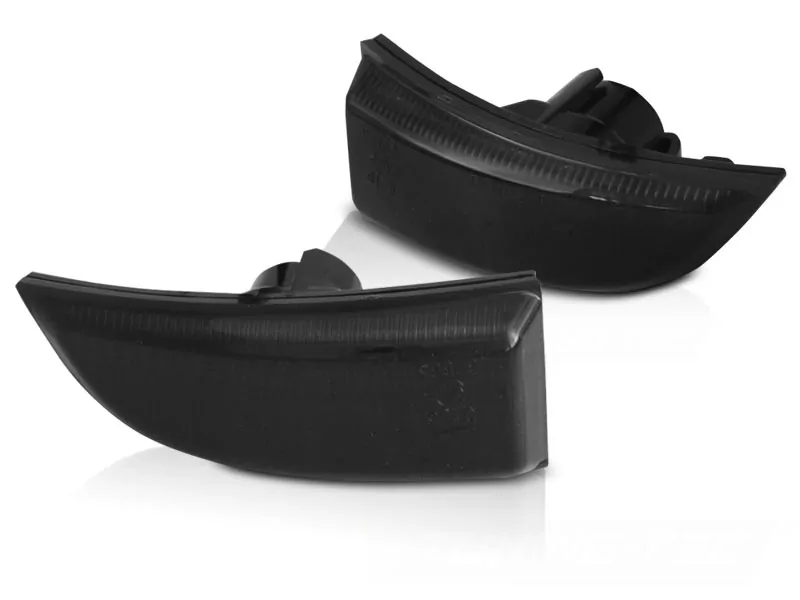 Indicator In The Mirror Smoke Led Seq Fits Renault Scenic Iii / Megane Iii