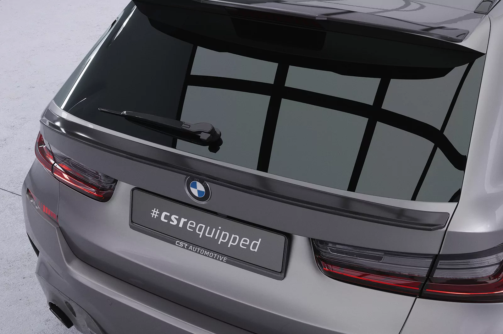 Heckflügel mit ABE für BMW 3er G21 HF766 Strukturiert (schwarz matt)