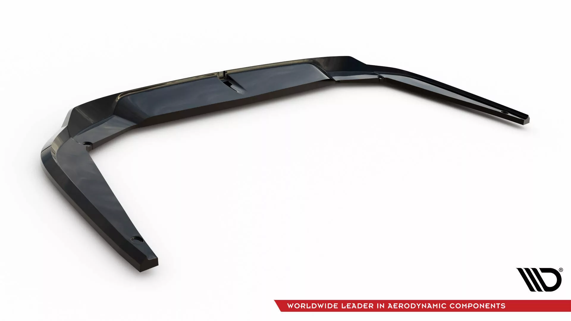 Hinten Splitter (mit Einem Vertikalem Balken) Opel Astra Sports Tourer L (MK5) Schwarz Hochglanz