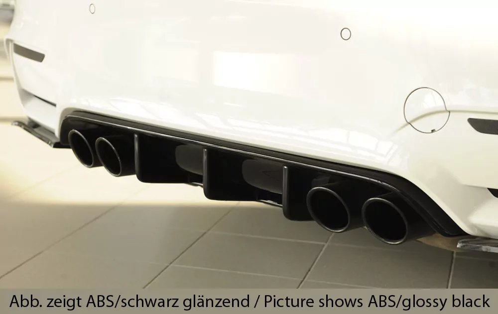 Rieger Heckeinsatz für BMW 3er F80 M3 (M3) | Lim. 01.14- für orig. Heckschürze