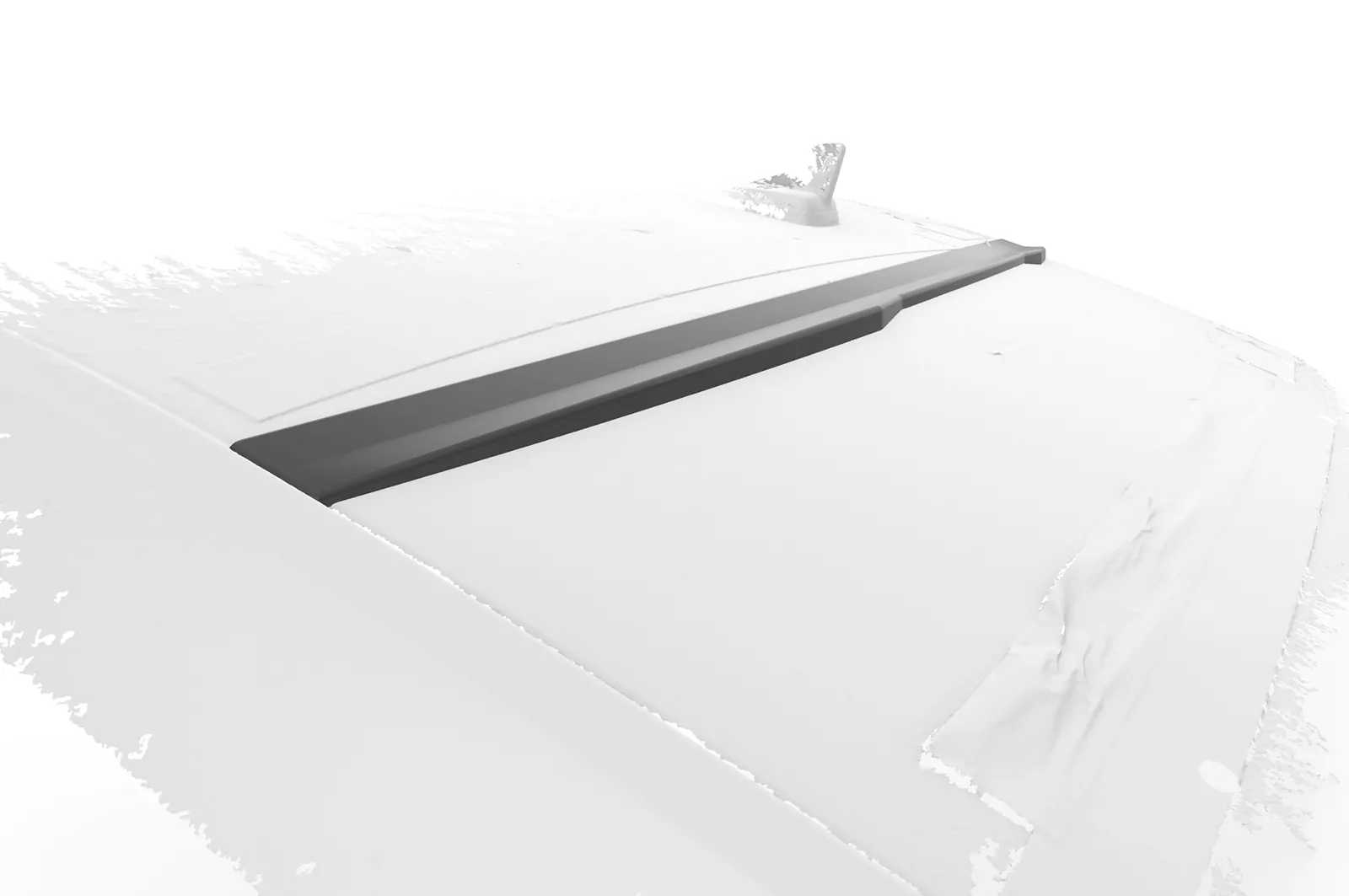 Heckscheibenblende für Audi A6 C8 (Typ 4K/F2) Limousine HSB110 Schwarz Strukturiert