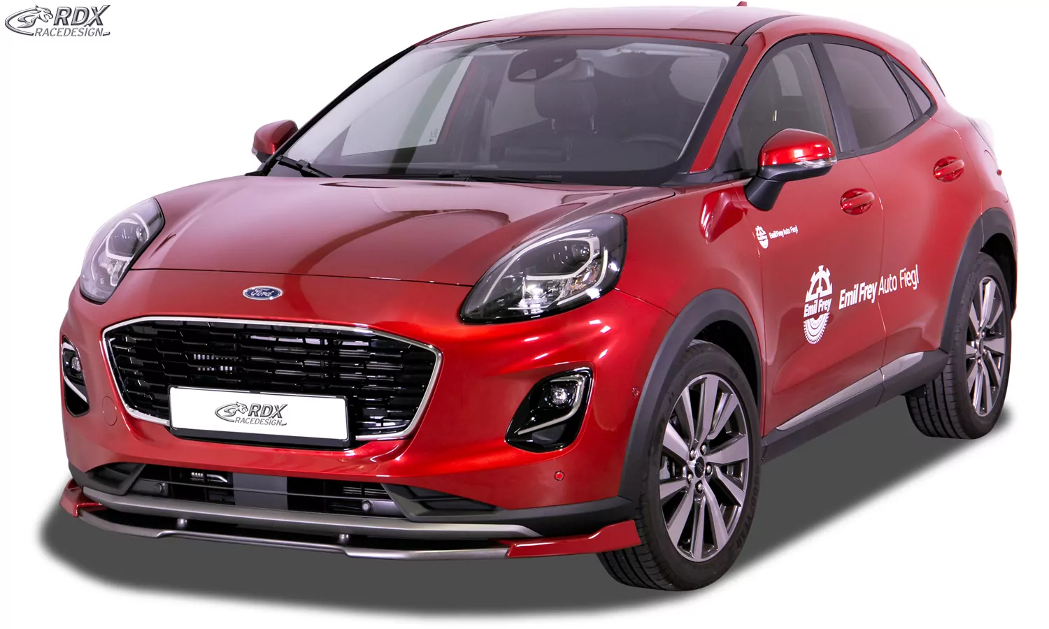 RDX Frontspoiler VARIO-X für FORD Puma Titanium, Titanium X (2020+) Frontlippe Front Ansatz Vorne Spoilerlippe