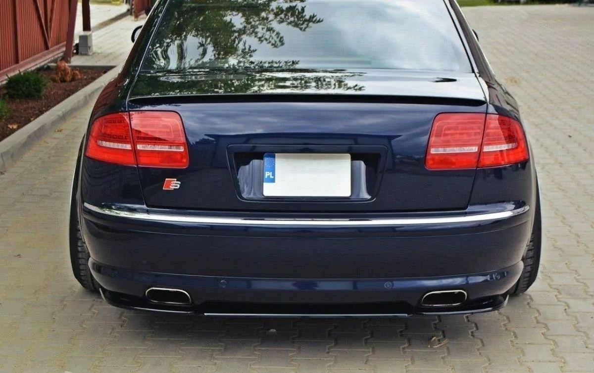 Heck Ansatz Flaps Diffusor Passend Für Diffusor Passend Für AUDI S8 D3 Schwarz Hochglanz Schwarz Hochglanz
