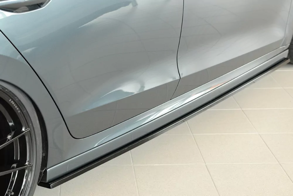 Rieger Seitenschweller rechts ansatz glanz schwarz für Skoda Octavia RS (NX) Lim. 08.24- (ab Facelift/PV)