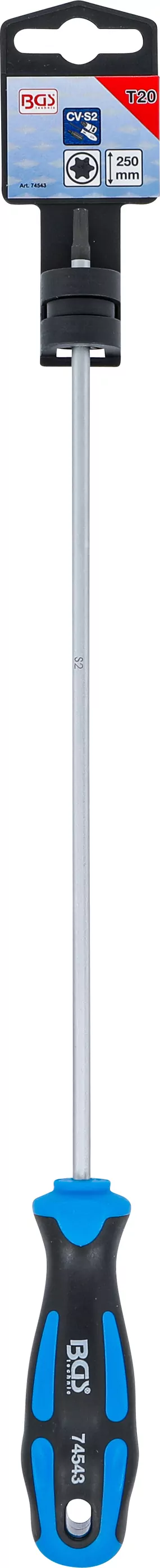 Schraubendreher | T-Profil (für Torx) T20 | Klingenlänge 250 mm