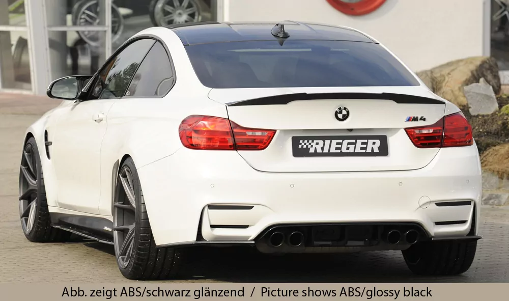 Rieger Heckeinsatz für BMW 3er F80 M3 (M3) | Lim. 01.14- für orig. Heckschürze
