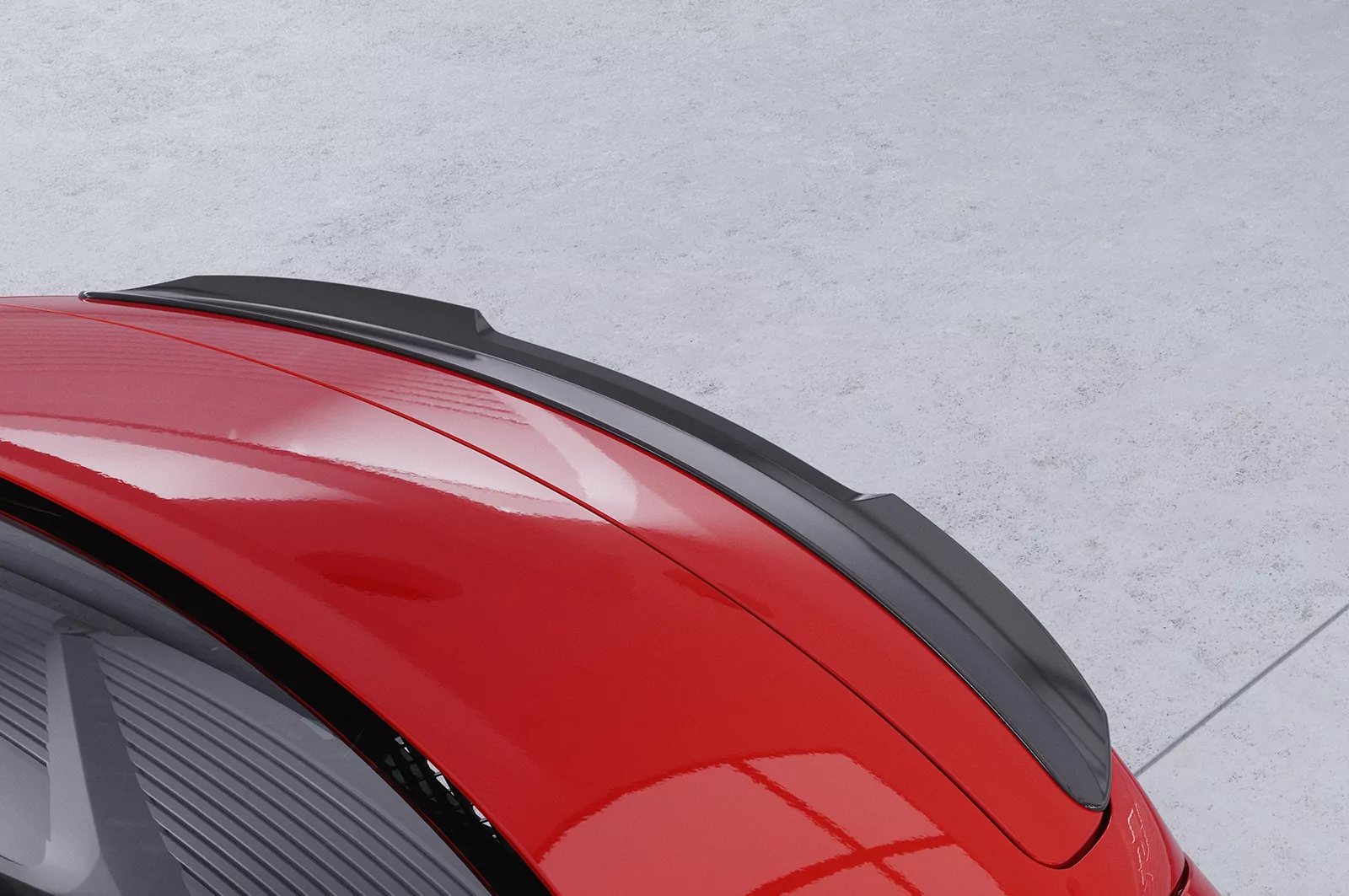 Heckflügel mit ABE für Mercedes Benz SLS AMG (C197/R197) HF746 Schwarz Strukturiert