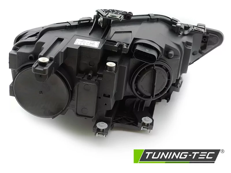 Headlight Black Left Side Tyc Fits Audi A4 B8 12-15