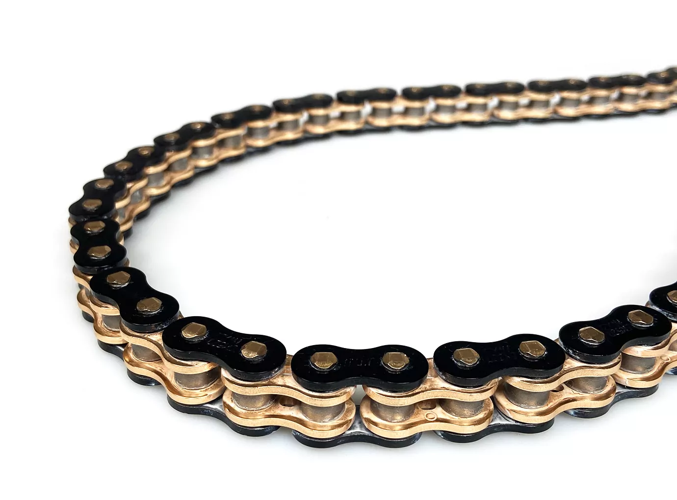 Kette ENUMA MVXZ-2 520 ideale OEM-Ersatzkette - 120 Glieder - Farbe Schwarz - Gold