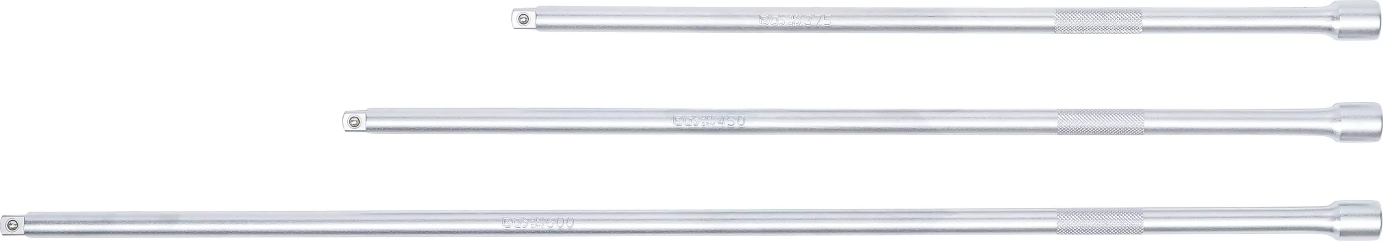 Verlängerungs-Satz | 10 mm (3/8") | 375 / 450 / 600 mm | 3-tlg.