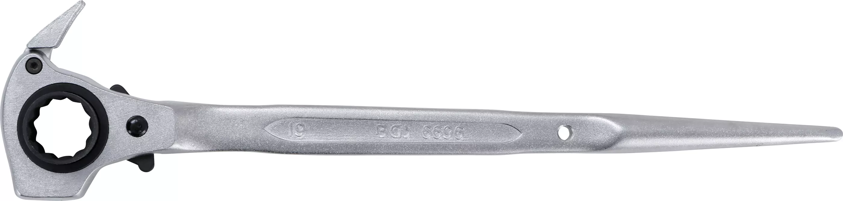 Gerüstbauer-Knarre | 4-in-1 | SW 19 x 22 mm