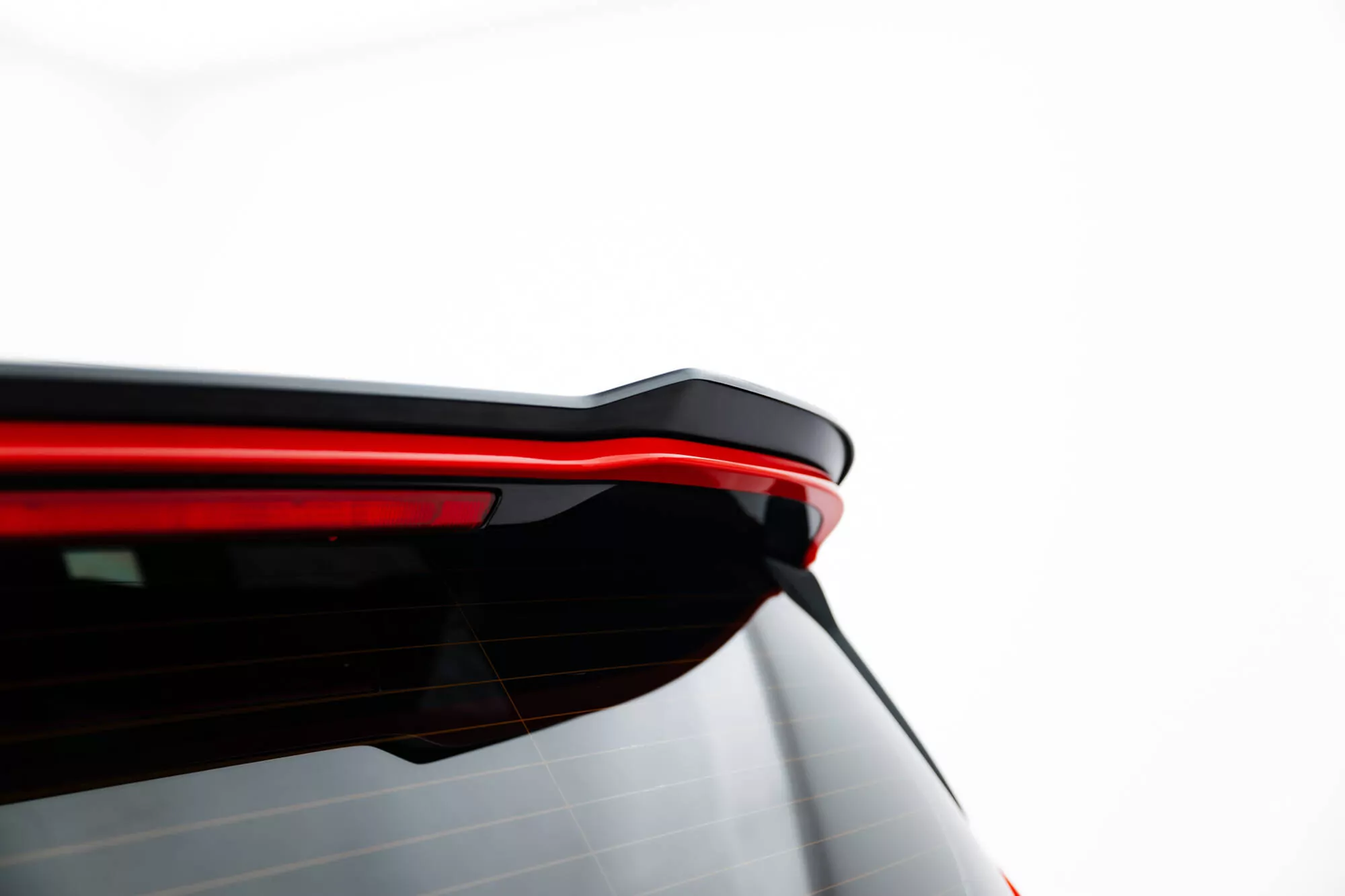 Spoiler CAP Für Flow Form V.2 Ford Fiesta Mk8 ST / ST-Line Schwarz Hochglanz