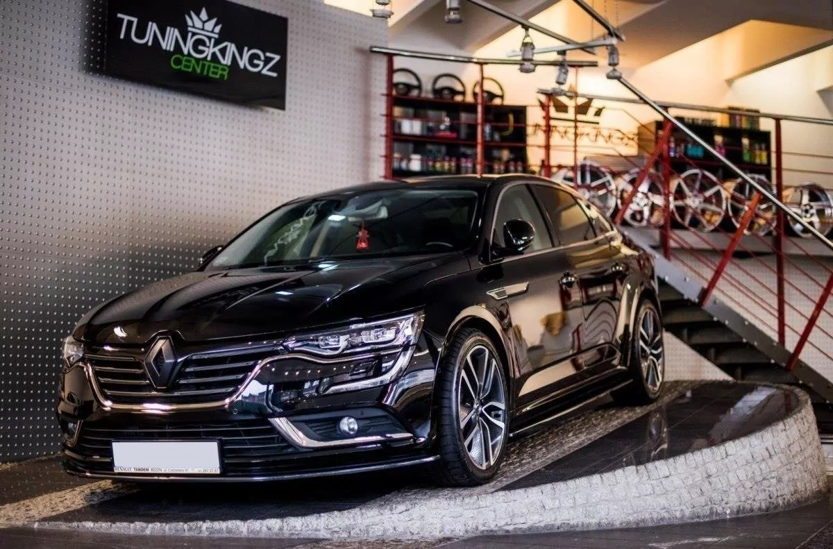 Front Ansatz Passend Für Passend Für RENAULT TALISMAN V.1 Schwarz Hochglanz Schwarz Hochglanz