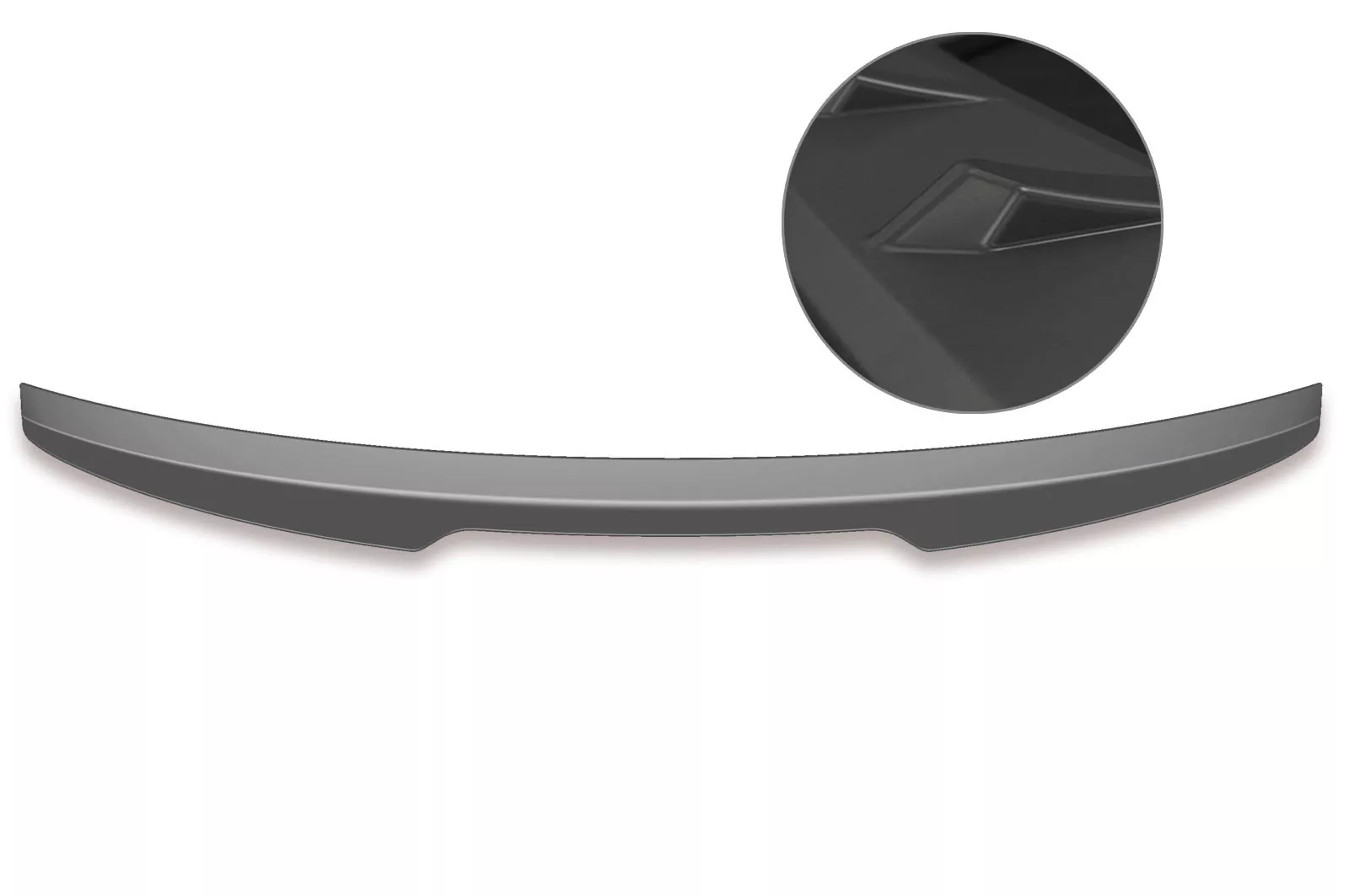 Heckflügel mit ABE für VW Golf 7 Lackierfreundlich (schwarz matt)