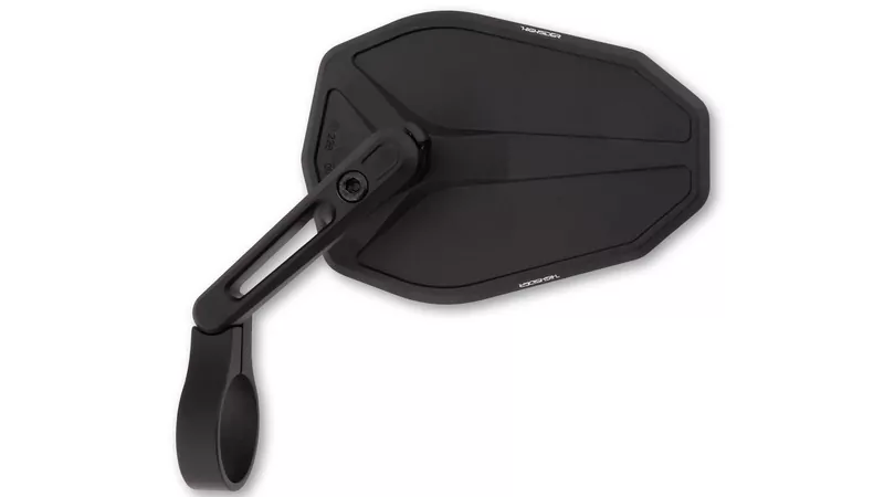 HIGHSIDER pro Lenkerendenspiegel Victory-Slim Schwarz Kurz (1Stck.)
