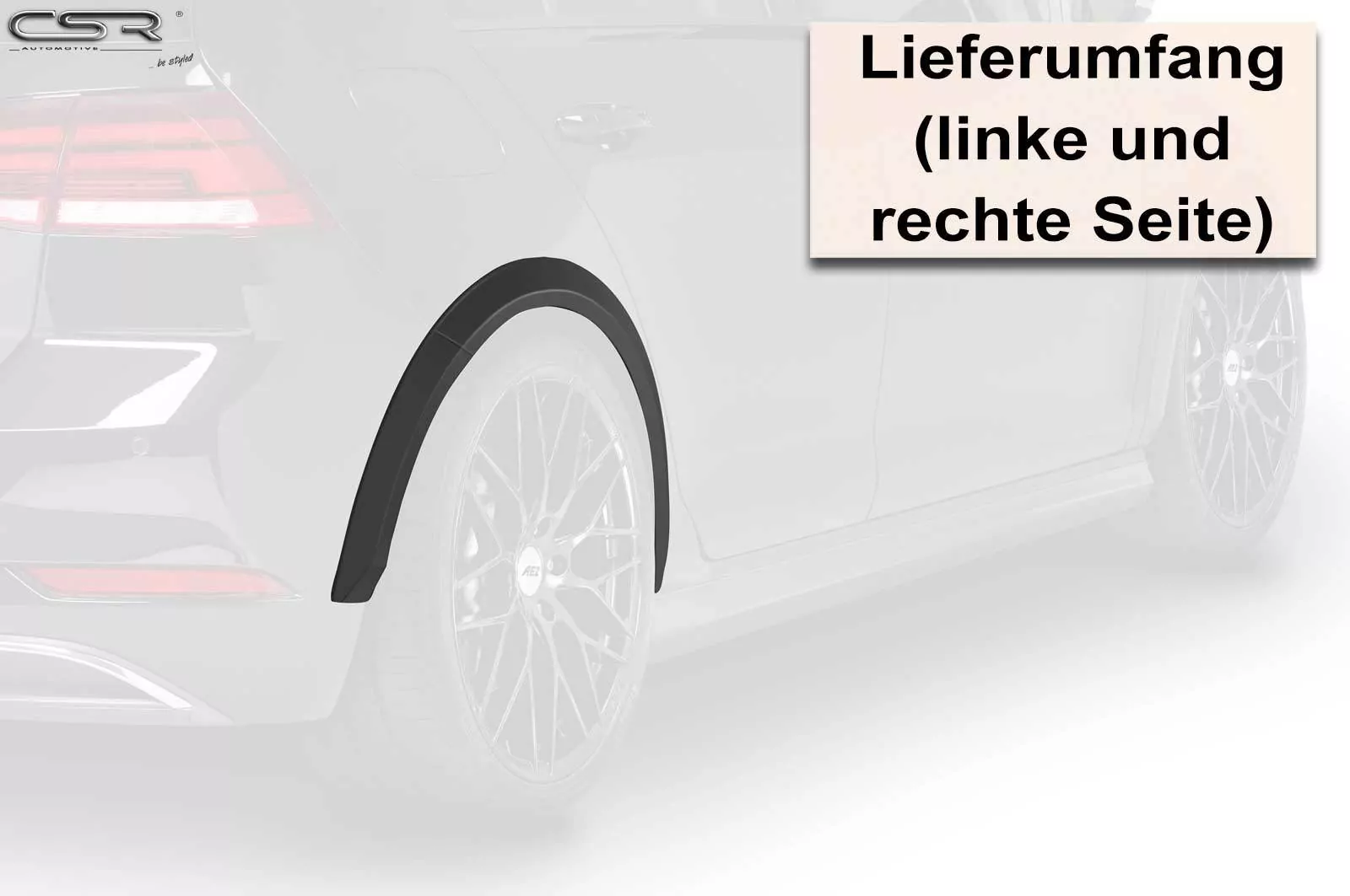 Kotflügelverbreiterung hinten für VW Golf 7 5-Türer VB022