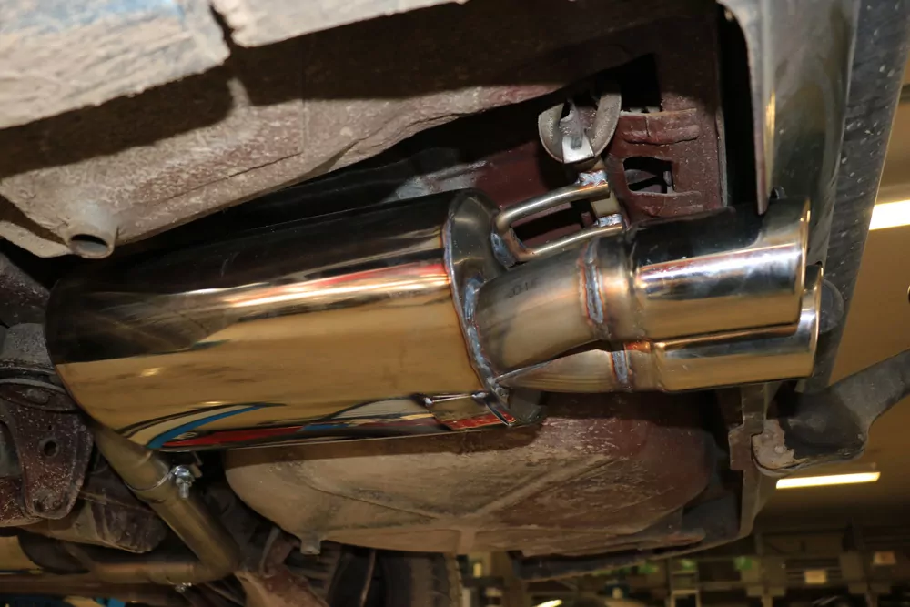 Mercedes 190 W201  Endschalldämpfer - 2x76 Typ 16