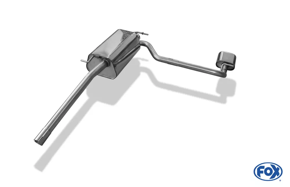 VW Caddy III  Endschalldämpfer Ausgang rechts/links - 160x80 Typ 53 rechts/links