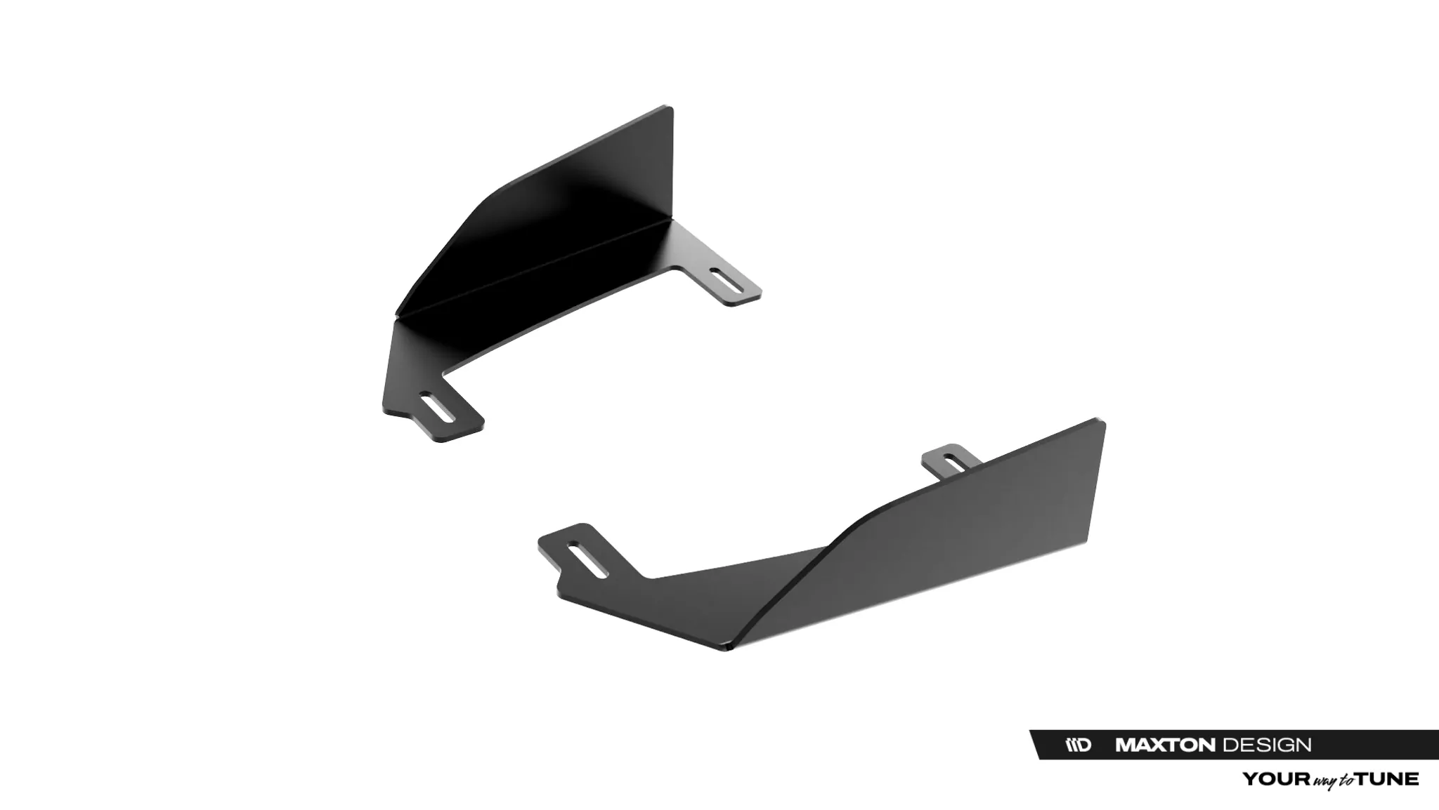 Hintere Seiten Flaps Für Audi S5 Limousine / Avant B10 Schwarz Hochglanz