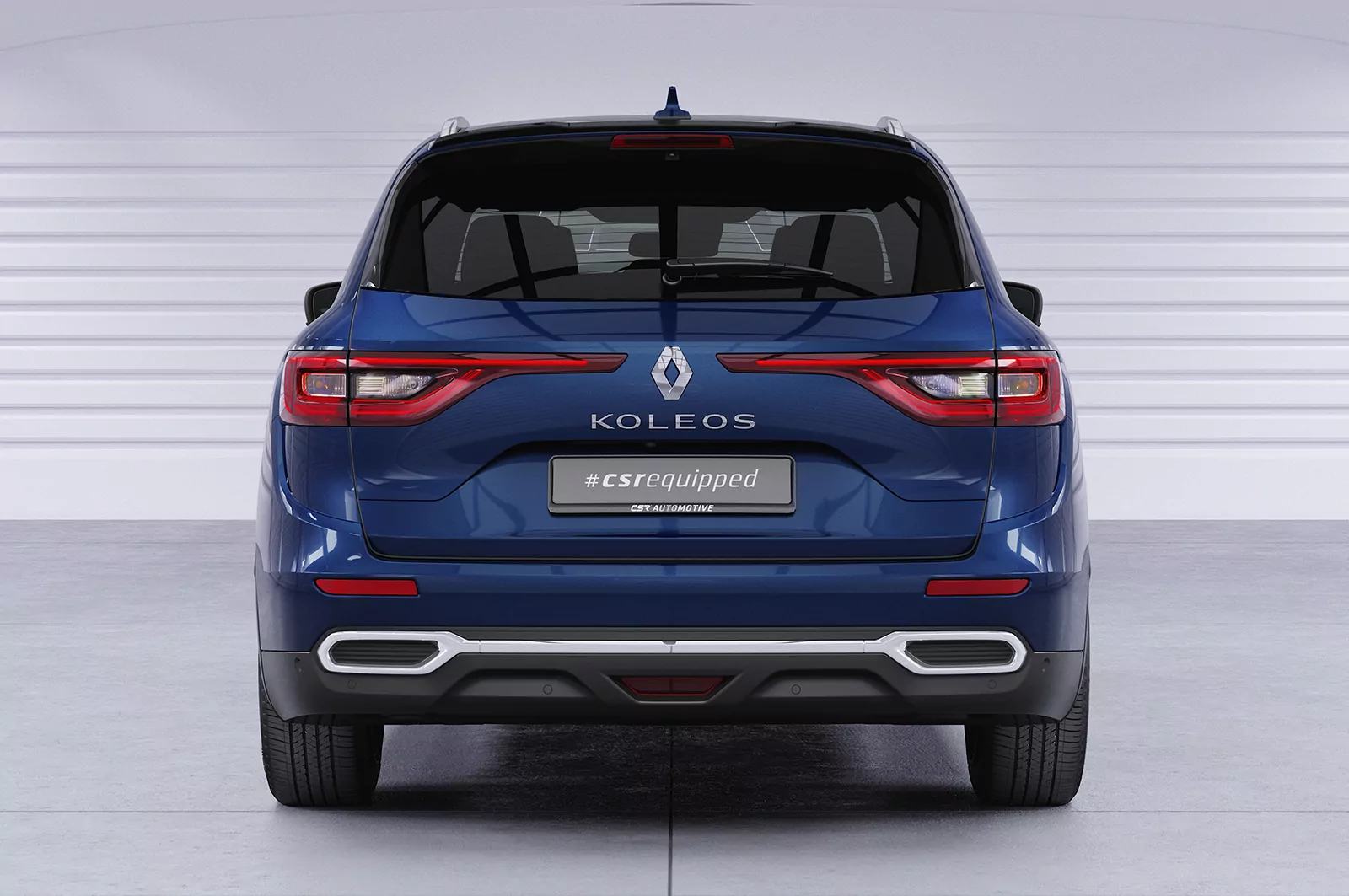 Heckflügel mit ABE für Renault Koleos (2.Gen) HF105 Schwarz Strukturiert