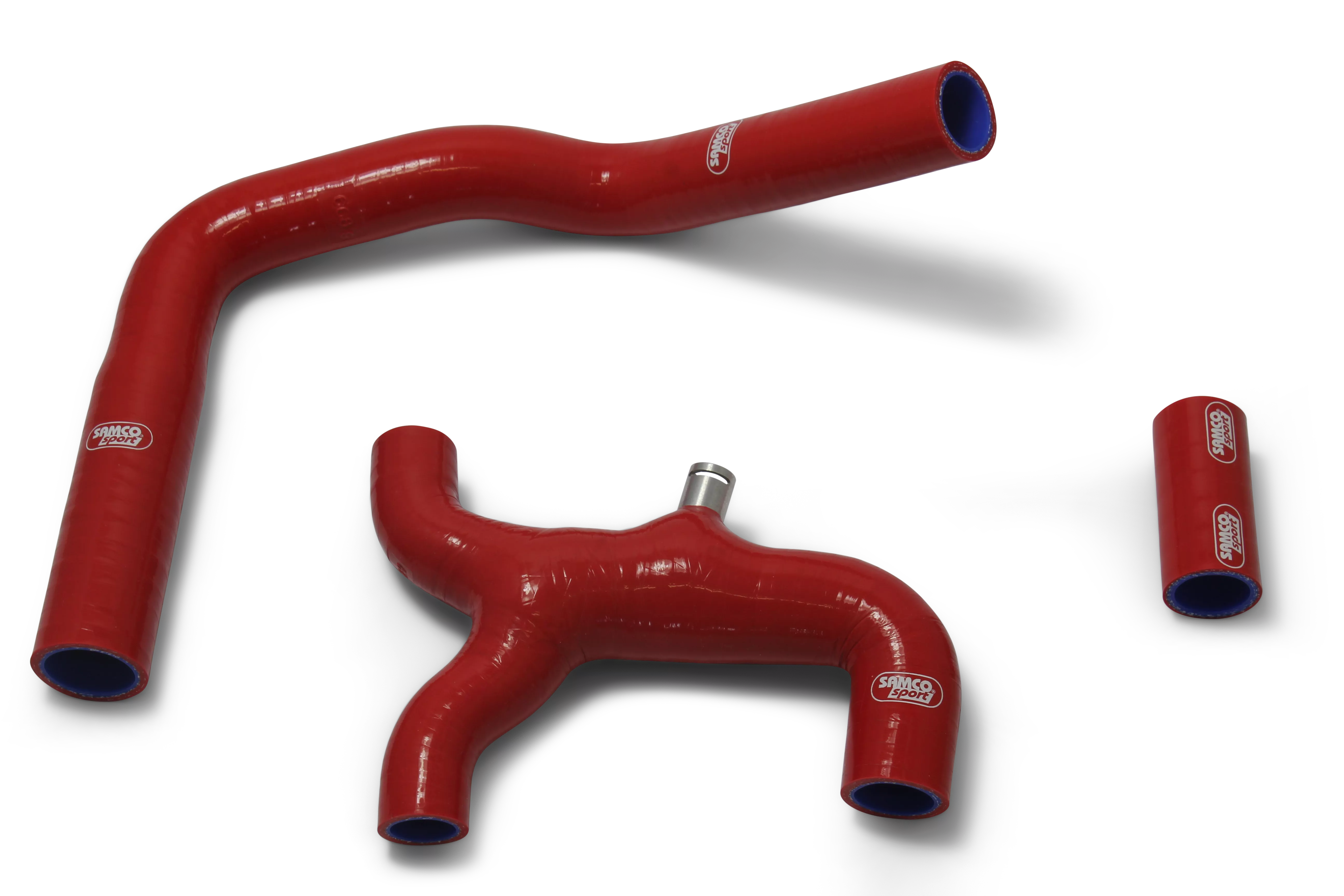 SAMCO SPORT Siliconschlauch Kit Thermostat Bypass rot für Ducati Panigale V4 2018-2024