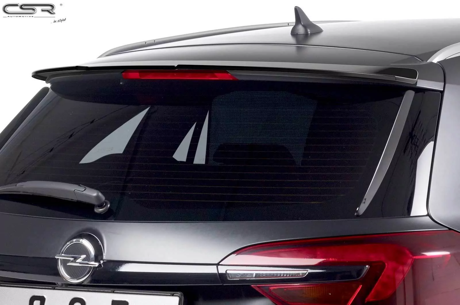 Heckflügel mit ABE für Opel Insignia A Sports Tourer HF712 Strukturiert (schwarz matt)