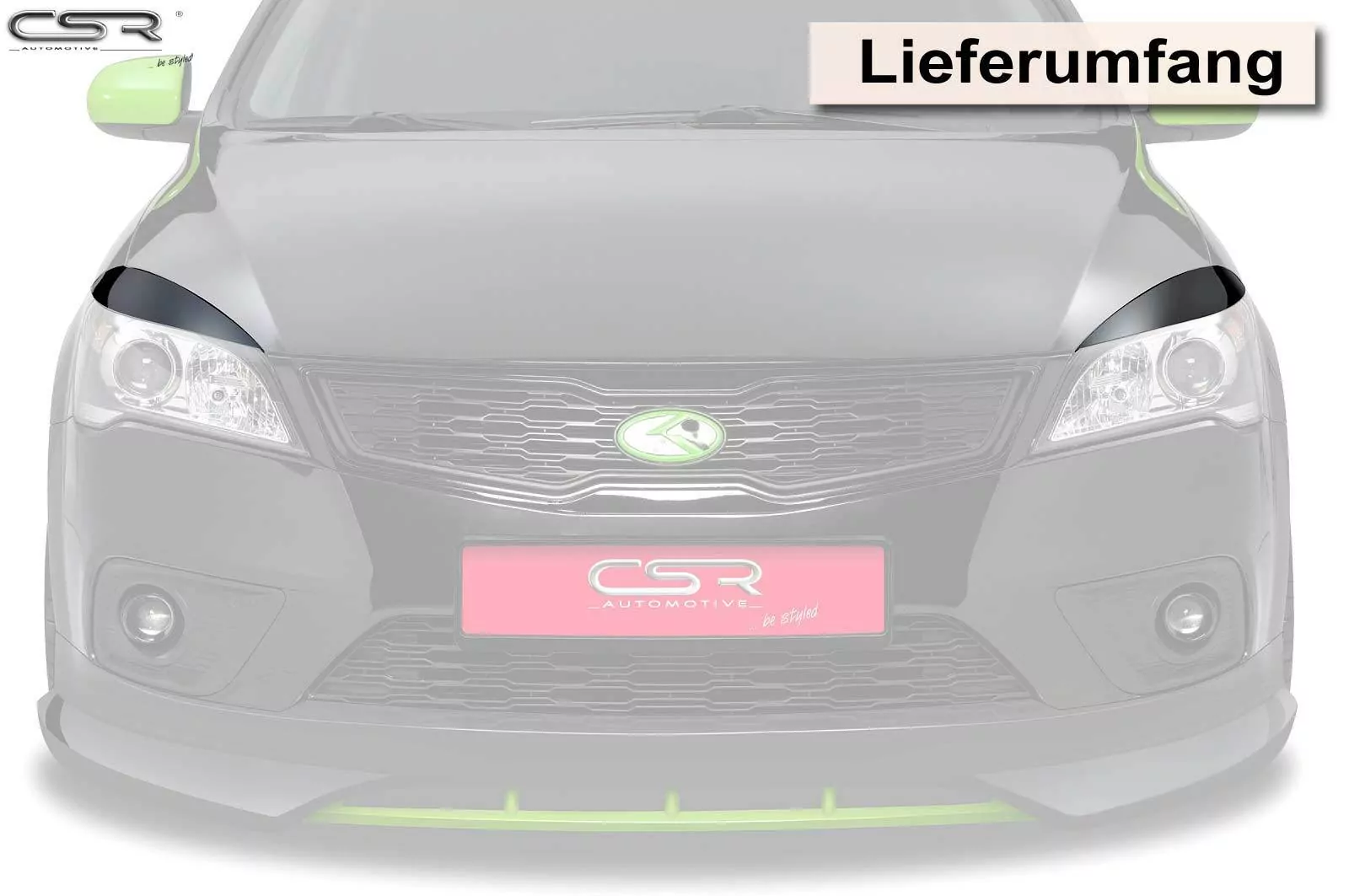 Scheinwerferblenden für Kia pro_cee´d / cee´d (ED) SB235