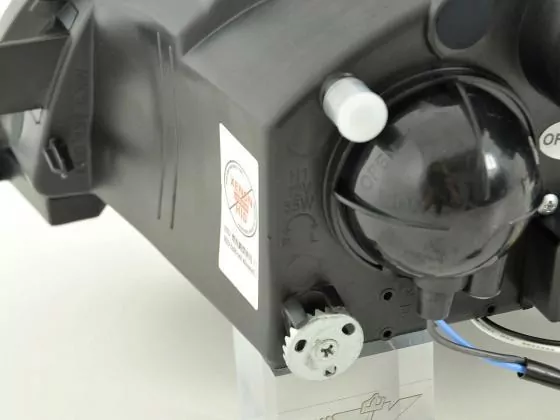 Scheinwerfer Set Daylight LED TFL-Optik Citroen Saxo Bj. 00-02 chrom