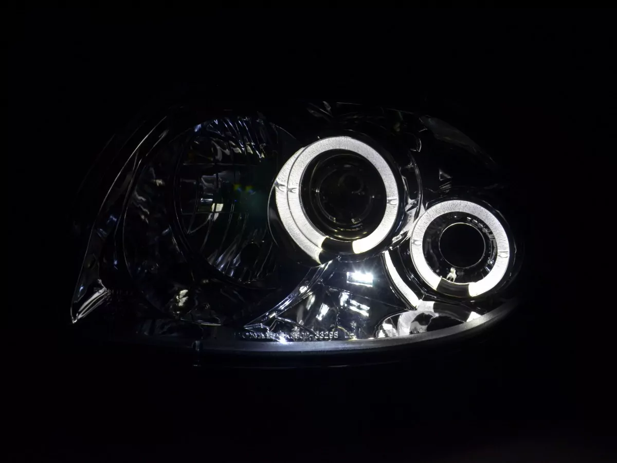 Scheinwerfer Set Renault Clio Typ B Bj. 98-01 chrom