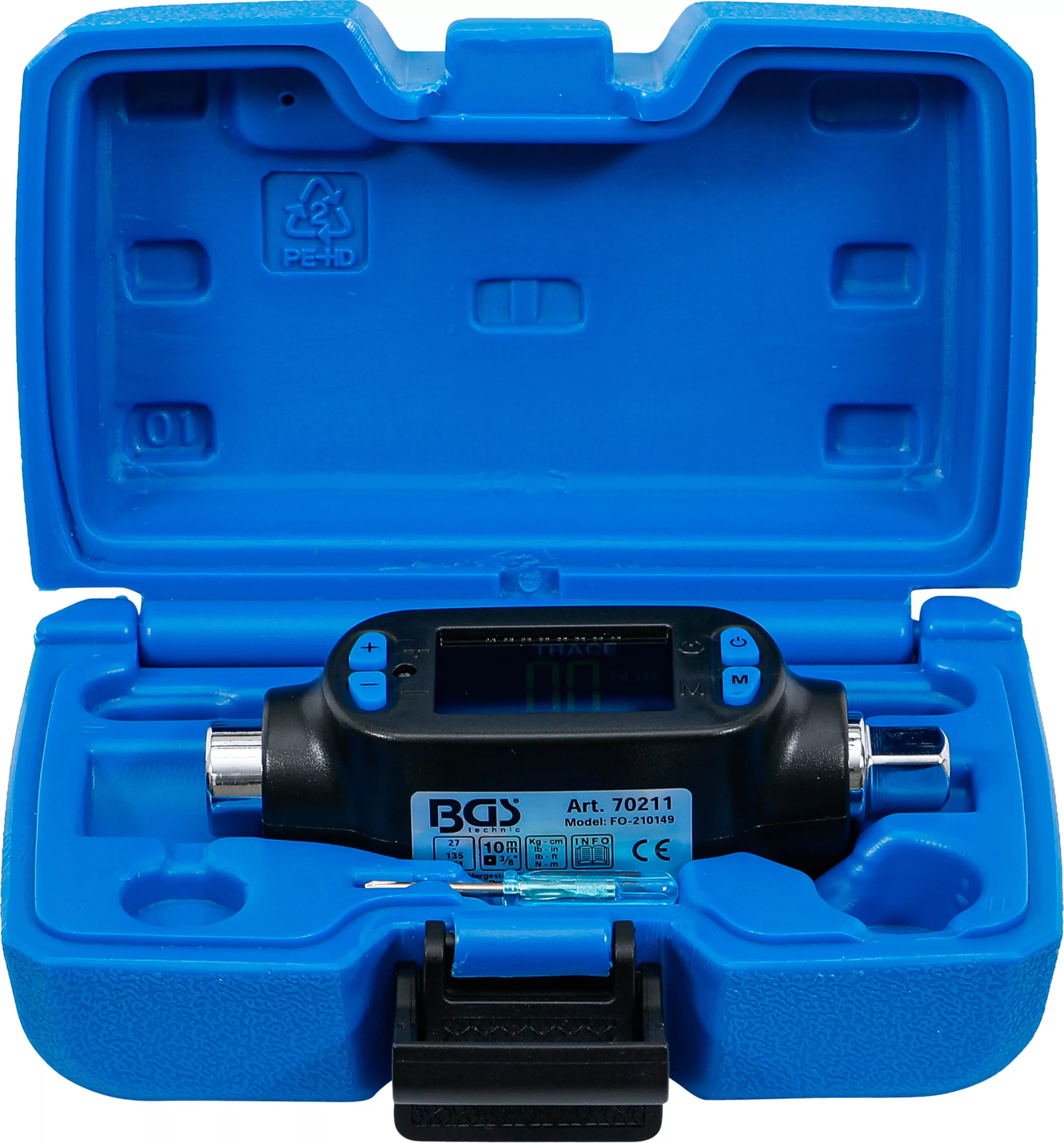 Digitaler Drehmoment-Adapter | 10 mm (3/8") | 27 - 135 Nm