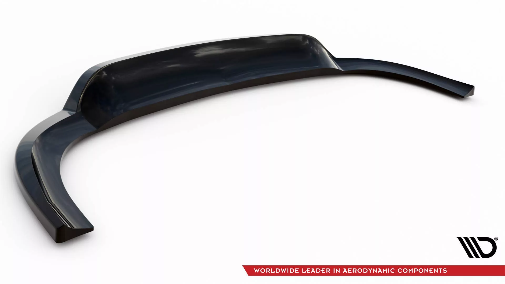 Hinten Splitter (mit Einem Vertikalem Balken) Hyundai Ix35 Mk1 Schwarz Hochglanz