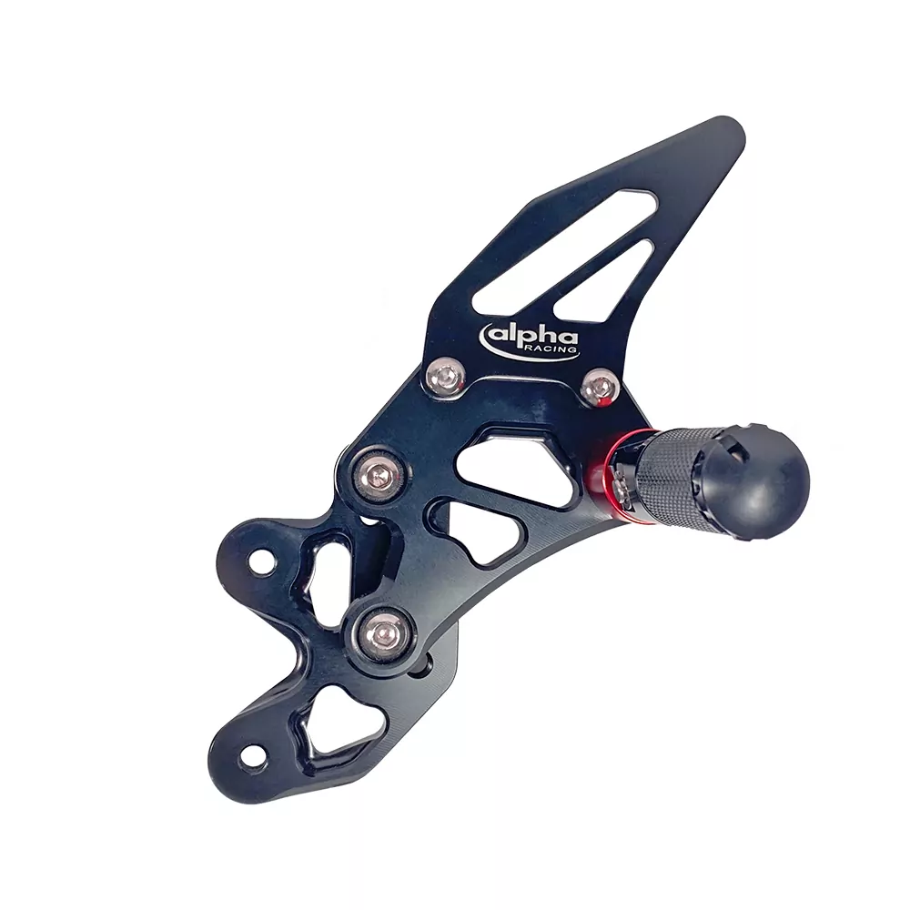 TRACK Fußrastenanlage schwarz Suzuki GSX-R750 2011-2017 mit ABE