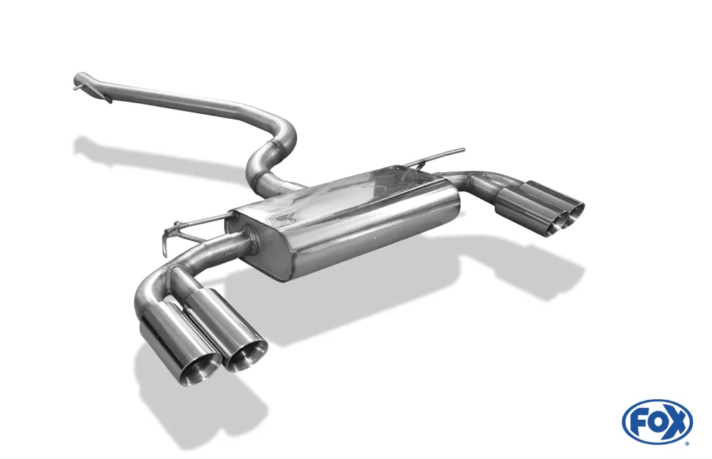VW Golf VII 4-Motion  Endschalldämpfer quer Ausgang rechts/links - 2x80 Typ 25 rechts/links