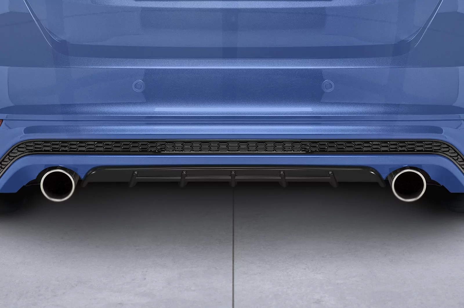 Heckansatz für Ford Focus MK3 ST-Line HA299 Schwarz Strukturiert