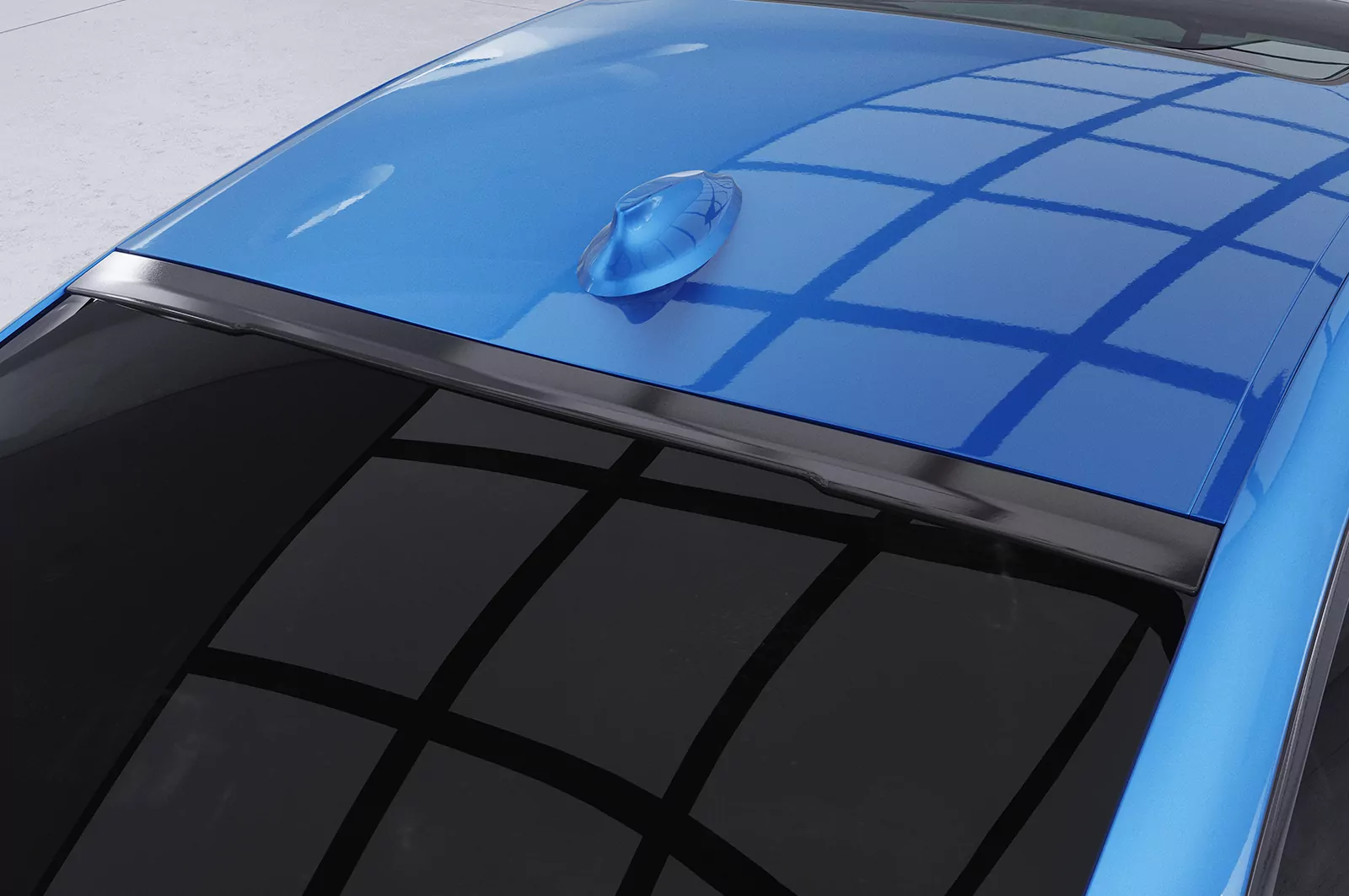 Heckscheibenblende für BMW 4er F36 Gran Coupe HSB114 Schwarz Strukturiert