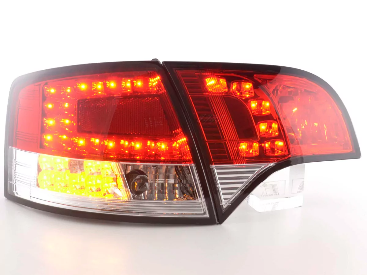 LED Rückleuchten Set Audi A4 Avant Typ 8E Bj. 04-08 rot/klar
