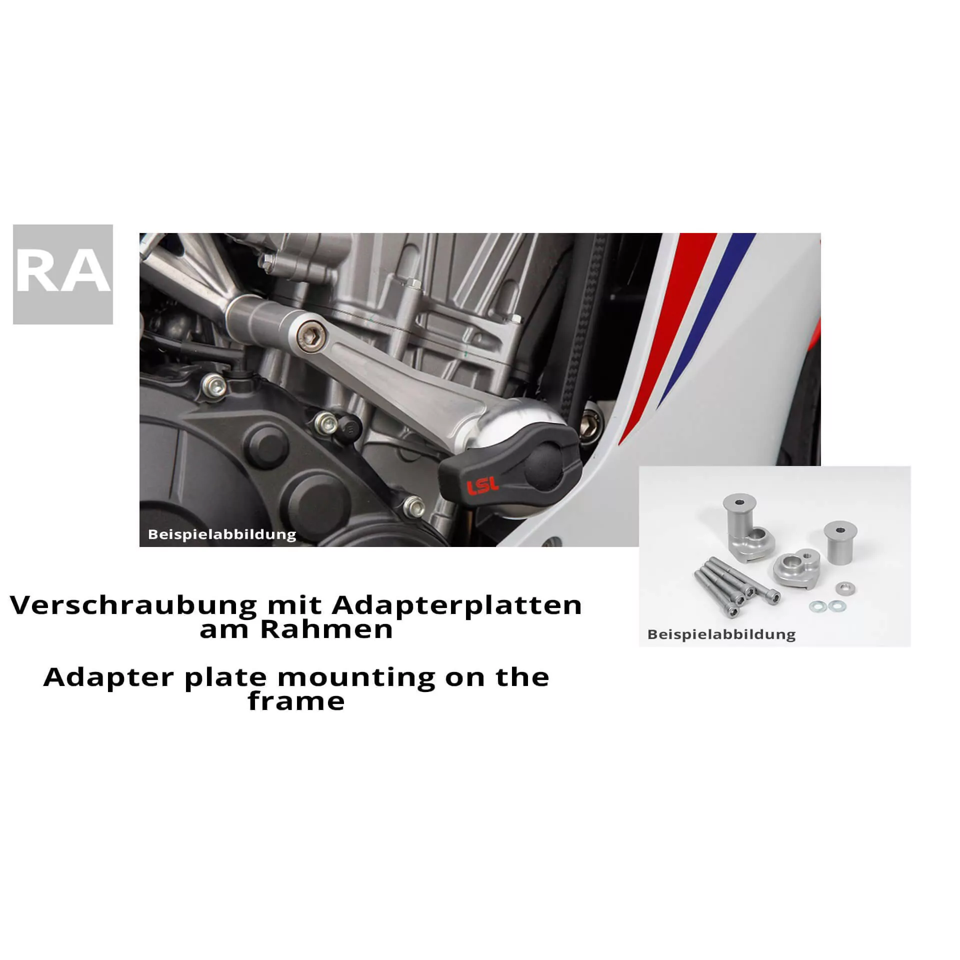 LSL Crash Protectors fitting kit For CBR1000RR 2004-05