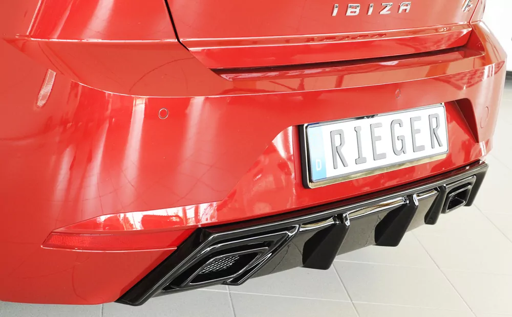 Rieger Heckeinsatz für Seat Ibiza (KJ) | 5-tür. 01.17- für orig. ESD