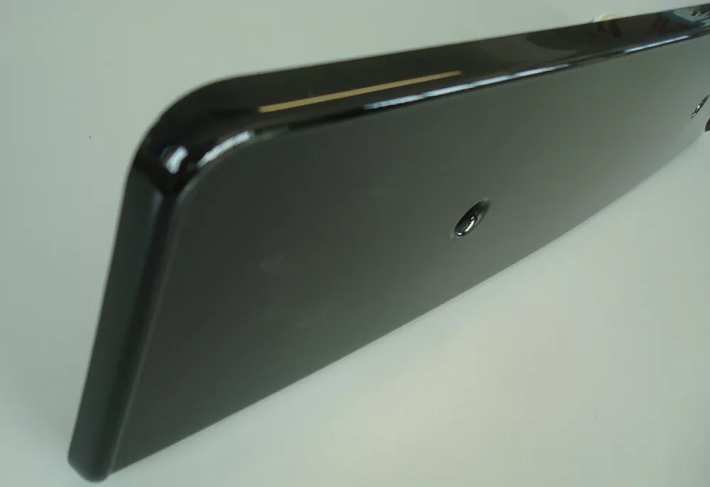 Kennzeichenauflage schwarz glänzend glanz schwarz für Audi A5 (B8/B81) Cabrio 06.07-07.11 (bis Facelift)