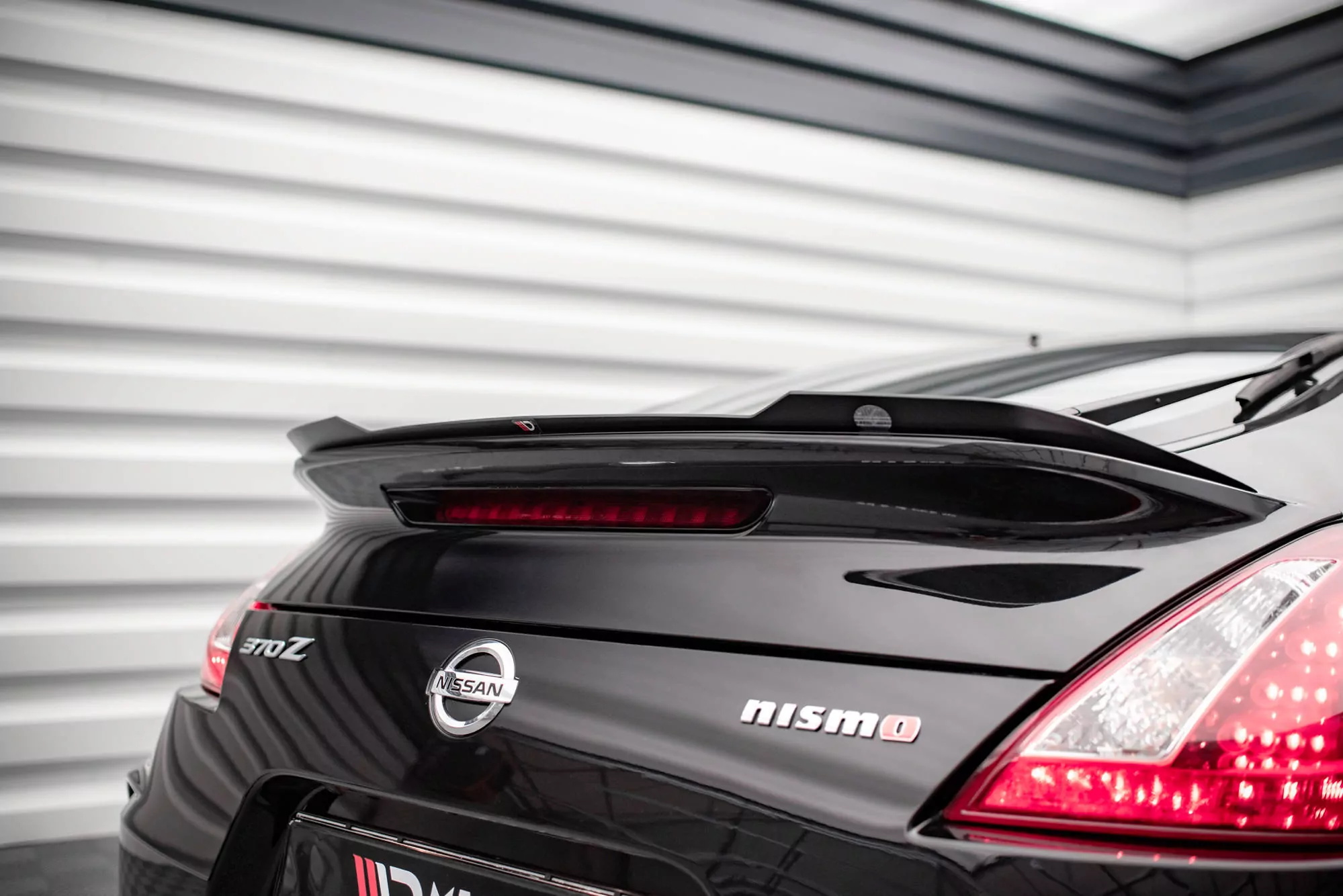 Spoiler CAP Für Nissan 370Z Nismo Facelift Schwarz Hochglanz