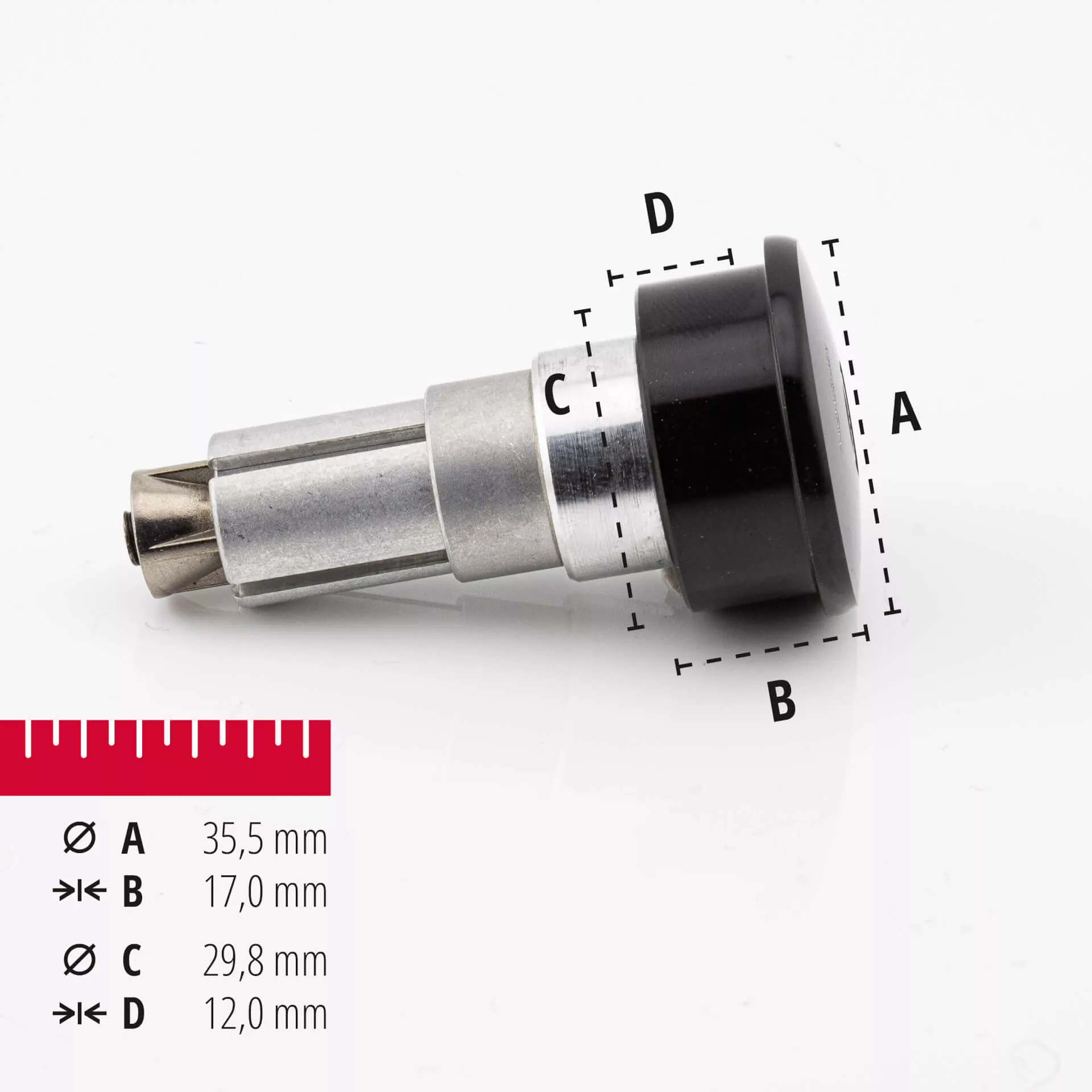 HIGHSIDER pro Curve Lenkergewichte Schwarz (Paar)