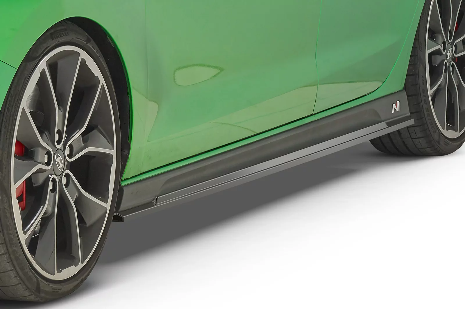 Seitenschweller für Hyundai I30 N (PD) SS473 Strukturiert (schwarz matt)