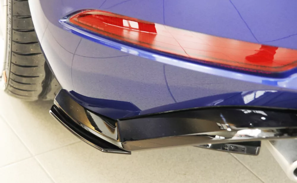 Rieger Heckschürzenansatz seitlich rechts für VW Golf 7 GTI | 5-tür. 04.13-12.16 (bis Facelift) nur für orig. Heckeinsatz