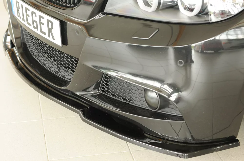 Rieger Spoilerschwert glanz schwarz für BMW 3er E91 Touring 09.08- (ab Facelift) LCI