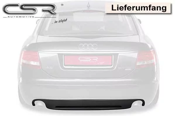 Heckansatz für Audi A6 C6 Typ 4F HA016