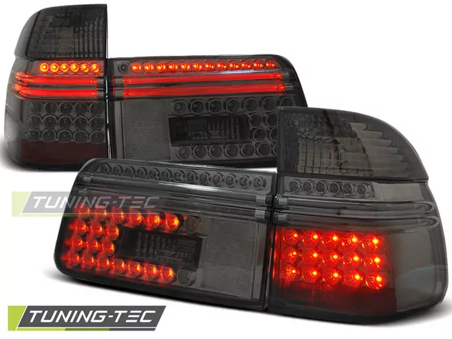 Led Tail Lights Smoke Fits Bmw E39 97-08.00 Touring