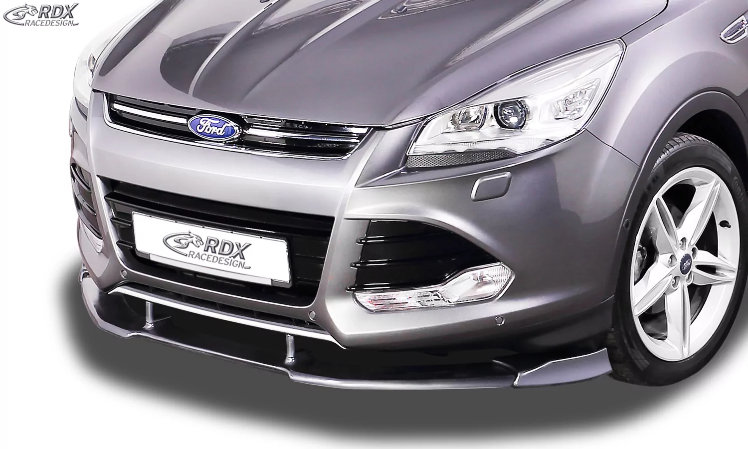 RDX Frontspoiler VARIO-X für FORD Kuga 2 (DM2) 2012-2016 Frontlippe Front Ansatz Vorne Spoilerlippe